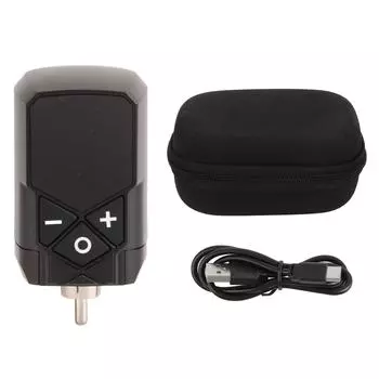 RCA беспроводной блок питания для татуировки, перезаряжаемый аккумулятор 2400 мАч, блок питания для роторной ручки для татуировки