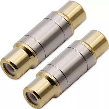 RCA гнездо-гнездо реле медно-золотой разъем гнездо-гнездо RCA адаптер реле переходник RCA кабель позолоченный удлинитель