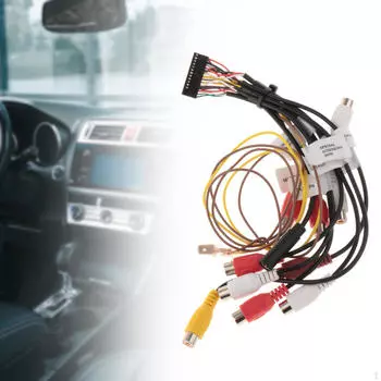 RCA Кабель 24 Пина CDP1803 Жгут проводов Авто Аудио Видео для Avhw4500NEX CDP18 Dmhc2550NEX