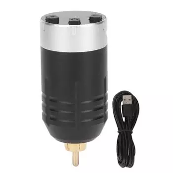 RCA Wireless Tattoo Power Supply 1500mAh Capacity LED Display Rechargeable Tattoo Machine Battery