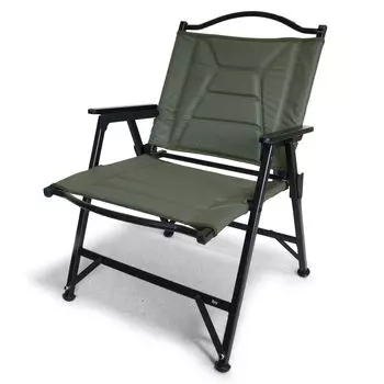 RcrCamp Carbonate Chair Khaki Green with Storage Case Disassembleable Folding Polycarbonate Rover Chair Aluminum Chair Aluminum Deck Chair Compact
