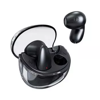 RD40 Прозрачный контейнер Cloud Sense Wearing Experience BT Беспроводная гарнитура 24 ч Сверхдолгий срок службы 13 мм чёрный