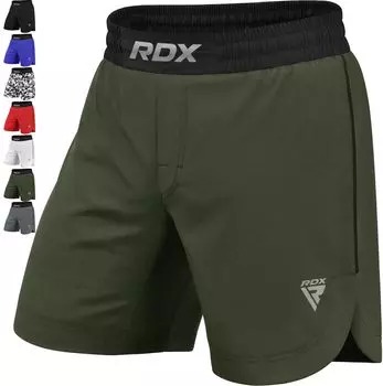 RDX Fight Training Martial Arts Pants, Shorts, Pants, Wear, Boxing, Kickboxing, MSS-T15 (M, Khaki)
