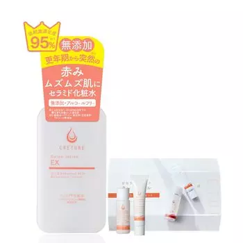 Re9 Creture Gelee Lotion EX Гипоаллергенный лосьон с керамидами Себорейный Чувствительный Зудящий Чувствительный Жирный Сухой Содержит нанокерамиды для укрепления слабой