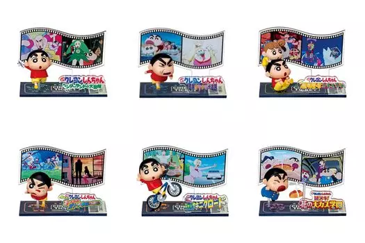 Re-ment Crayon Shin-chan Run Shin-chan Movie Collection 1BOX Приблизительно В70 x Ш140 x Г45 мм Изготовлен из АБС-пластика, ПВХ