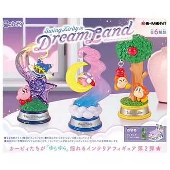Re-ment Kirby of the Stars Swing Kirby in Dream Land BOX всего 6 видов 6 штук