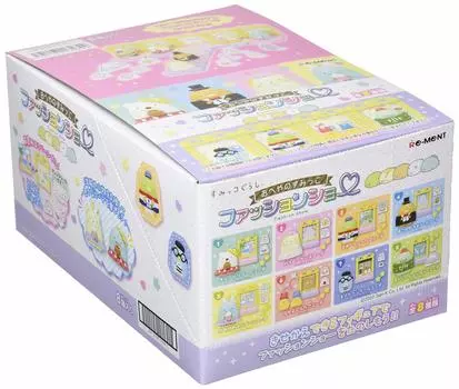 RE-MENT Sumikko Gurashi Oheya no Sumikko Fashion Show BOX продукт