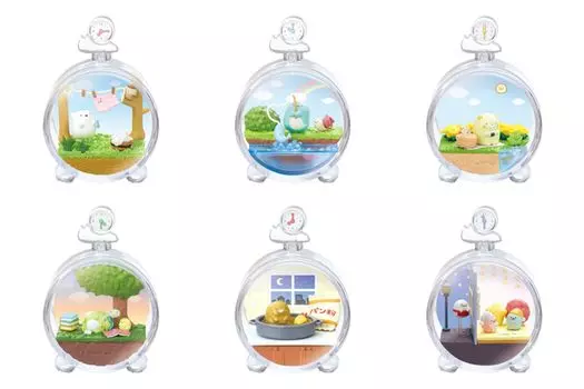 RE-MENT Sumikko na 1-day Terrariaum BOX продукт, 6 видов, 6 штук, примерно В100 x Ш70 x Г70 мм