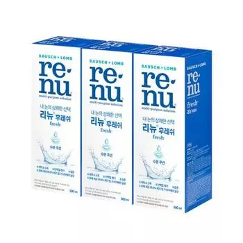 re-nu Fresh/Biotrue 500 мл*3 большой емкости план re-nu Fresh 500ml*3