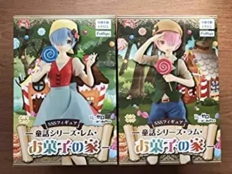 ре:ZERO - Начало жизни в другом мире - Фигурка SSS из серии сказок Rem Ram Sweets House, набор из 2 типов Re:НУЛЬ