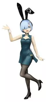 ре:ZERO - Начало жизни в другом мире - Фигурка BiCute Bunnies Rem, китайская антикварная версия.