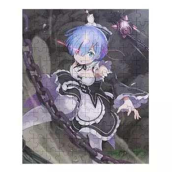 Re Zero Rem Emilia Puzzle Recreational Anime Goods Стильная игрушка First Choice Wooden Manga Wall Decor Gift Adult Unisex Enthusious Gift Birthday (3