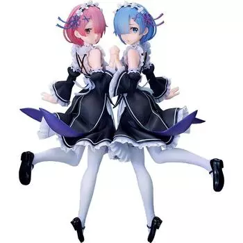 ре: Жизнь в другом мире от Zero Rem & Ram Twins Ver. Готовая фигурка, окрашенная в ПВХ, в 17 масштабах