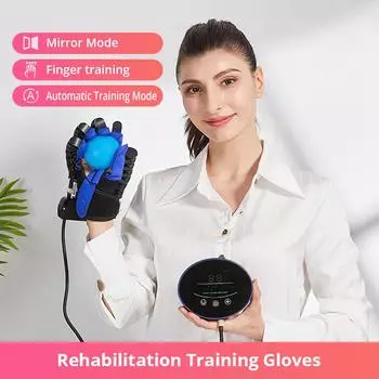 Реабилитационный робот-перчатка, ручное устройство, перчатки для тренировки пальцев, устройства для гемиплегии инсульта, реабилитация, восстановление функций рук S