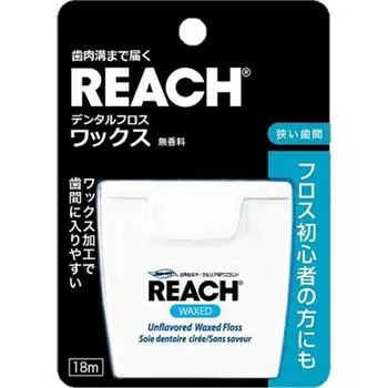 Reach Ginza Stephanie Cosmetics Reach Зубная нить Воск 18 м