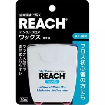 Reach Ginza Stephanie Cosmetics Reach Зубная нить Воск 50 м