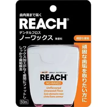 Reach Ginza Stephanie Cosmetics Зубная нить Reach Snow Wax 50 м