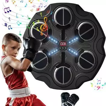 Reaction Exercise Smart Music Boxing Machine Black/Pink Reaction Training Home D