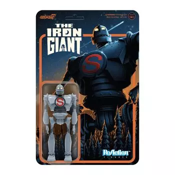 ReAction inch Iron Giant S Emblem Фигурка Super7 ReAction IRON GIANT Супер фигурка MOC 3.75 Ver. Вер.