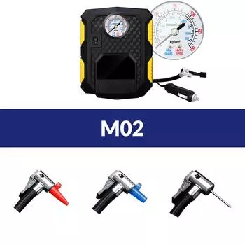 REAKOSOUND надувной насос для автомобильных шин, воздушный компрессор, автоматический воздушный насос для автомобиля, мотоцикла, 12 В, цифровой насос для накачивания шин 150 PSI M02