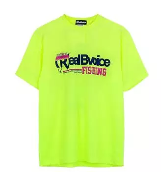 Real B Voice FH-005 T-Shirt Dry Short Sleeve Tuna Size XL Lime (1912)