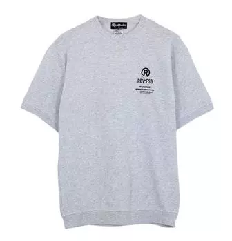 Real B Voice FH-015 Толстовка с коротким рукавом RBV Размер L Пепельный (3701)