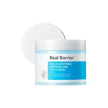 REAL BARRIER Aqua Soothing Ampoule Pad 70 шт.