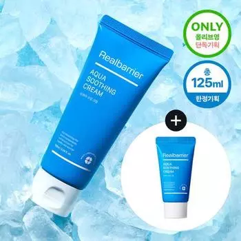 Real Barrier Aqua Soothing Cream 100ml Special (+25ml)
