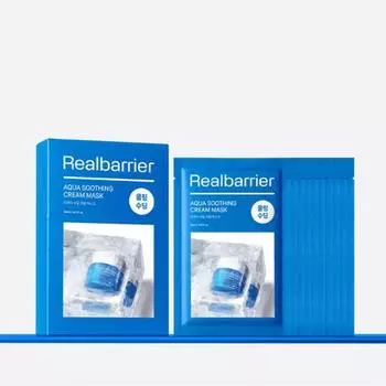 Real Barrier Aqua Успокаивающая крем-маска 10 листов
