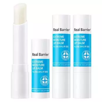 Real Barrier Бальзам для губ Extreme Moisture, без запаха, 3,3 г, 3 упаковки