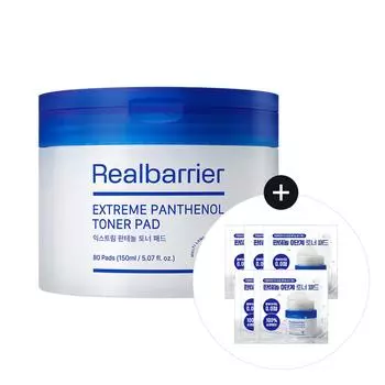 Real Barrier Extreme Panthenol Тонер-Пад 80P (+10р) Специальный набор