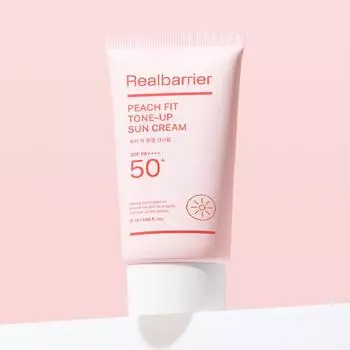 Real Barrier Peach Fit Tone Up Sun Cream 50 мл SPF50+ PA++++