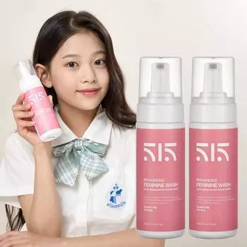 Real Kids 515 Y Zone Odor Care слабокислотное вагинальное женское очищающее средство с лактобактериями Inner Care, пенка для умывания, 2 шт., 150 мл