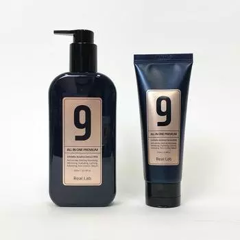 Real Lab Nine All-in-One Lotion Premium 300ml + 100ml, 400ml, 1 unit