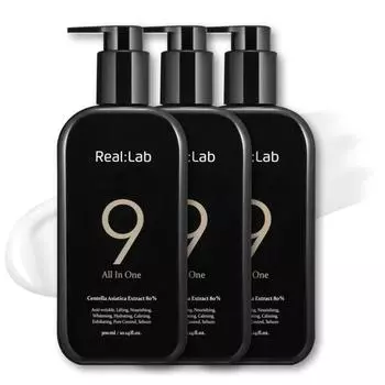 Real Lab Nine Men s All-in-One Skin Lotion Basic Cosmetics, 300ml, 3 pcs.