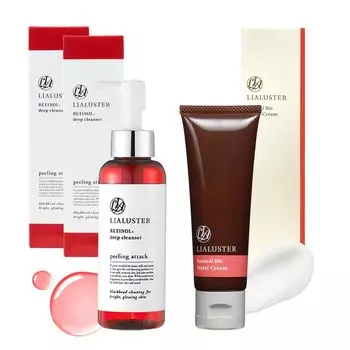 Real Laster Retinol Deep Cleanser Peeling Attack 110 г глубоко очищающие средства 1 крем (2 + настоящее)