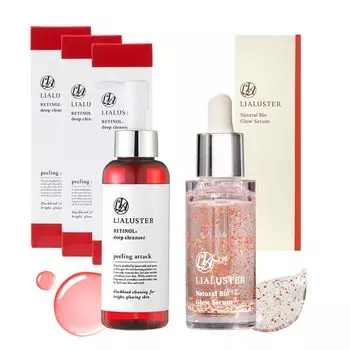 Real Laster Retinol Deep Cleanser Peeling Attack 110 г глубоко очищающие средства 1 сыворотка (3 + настоящее)