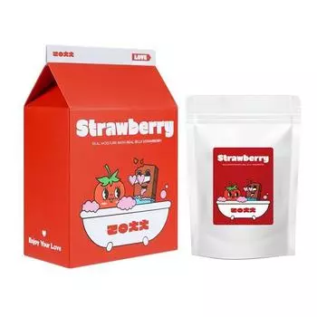 Real Moist Bath Настоящее желе со вкусом клубники, 150г, 1 шт.