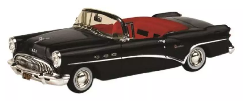 Реальный масштаб Buick Century Convertible 1954 года, черный готовый продукт 1/43 чёрный