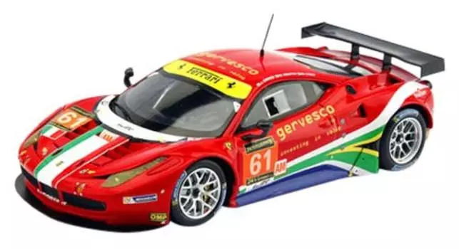 Реальный масштаб Ferrari 458 Italy GT2 Завершенный продукт 1/43 2013#61
