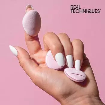 Real Techniques Mini Miracle Puff Trio (2 types, choose 1) powder puff trio