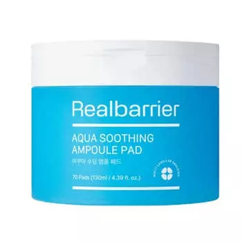 RealBarrier Aqua Soothing Ampoule Pad - 130 мл (70pcs)