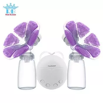 RealBubee RBX - 8023S - 2-х дюймовый интеллектуальный электрический молокоотсос с охлаждающей грелкой для бутылочки с молоком белый