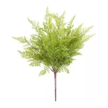 Realistic Artificial Fern Greenery Plants Handmade Fake Plants Fishtail Pine Fern Leaves Office 45cm