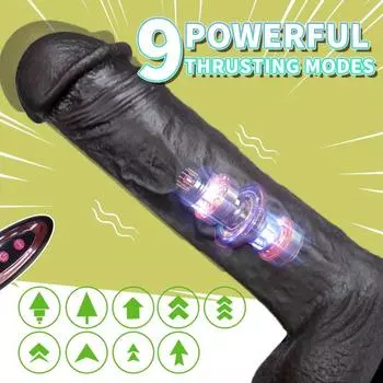 Реалистичная игрушка для взрослых с дилдо 8,7 дюйма с 7 режимами толкания-тяги и 9 режимами вибрации, облизыванием языка, точкой G, клитором, анальной стимуляцией, дистанционным управлением 001