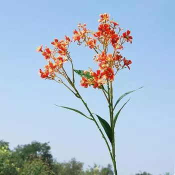 Реалистичная имитация ветвей дафны, большой искусственный цветок, декор для дома, гостиной