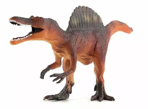 Реалистичная модель динозавра 30 см большая фигурка впечатляющая плотоядная ПВХ большая [Rurumi] (Спинозавр А)