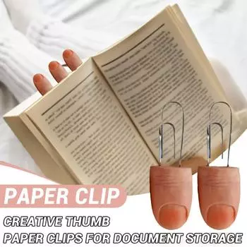 Реалистичные закладки для пальцев из смолы, имитация скрепок для пальцев, закладки ужасов для украшения закладок One Size