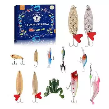 Реалистичный дизайн тройного крючка. Бионические широко используемые приманки. Рождественский приход.