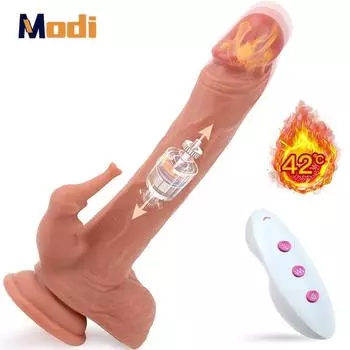 Реалистичный фаллоимитатор с подогревом, вибратор, беспроводной пульт дистанционного управления, силиконовый супер большой пенис, фаллоимитаторы, секс-игрушки для женщин, взрослых, магазин